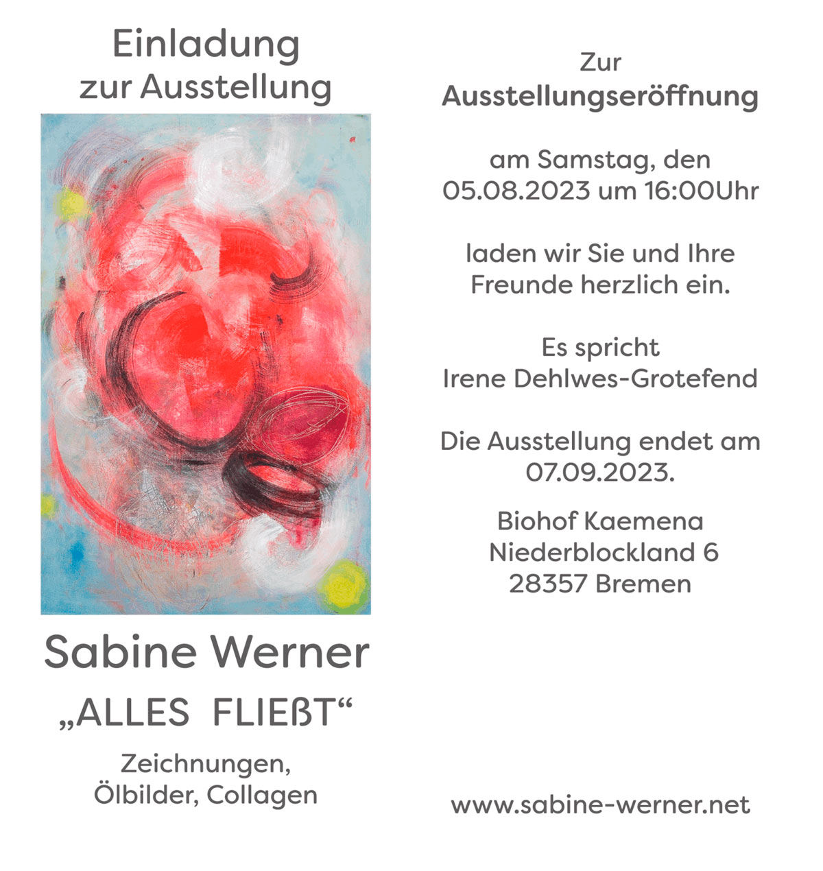 Sabine Werner - Ausstellung 2023
